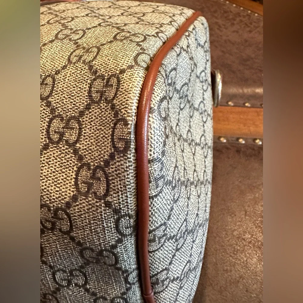 Gucci GG Coated Canvas Boston Bag - Picture 10 of 17